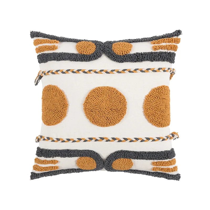 Decorbites™ Geometrisch Stickerei Baumwolle Leinen Kissenbezug Heimdekoration Boho-Stil