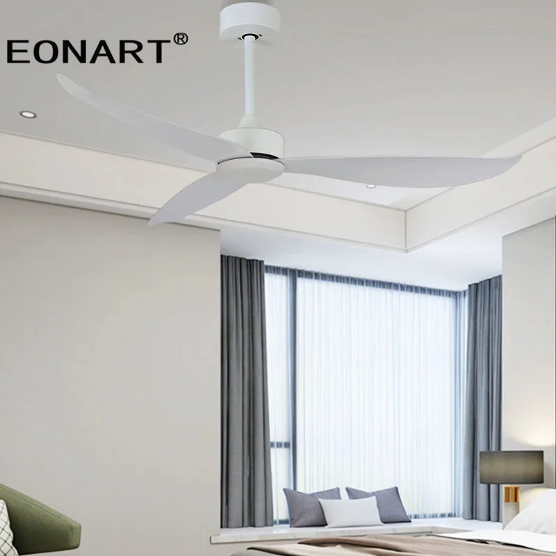 Decorbites™ 52" Deckenventilator mit Kunststoffflügeln und Fernbedienung für das Schlafzimmer