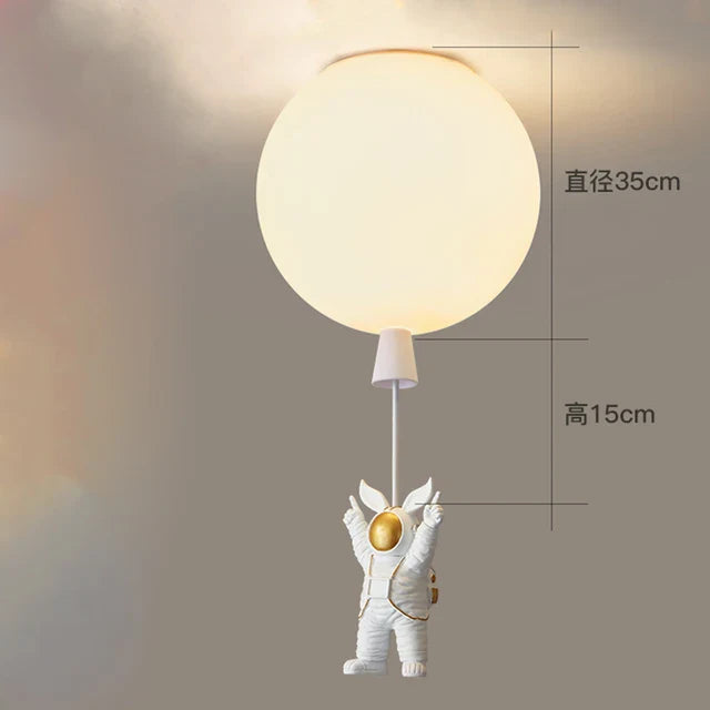 Glass Astronaut Pendant Light
