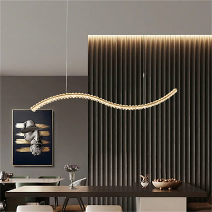 Decorbites™ Crystal-LED-Hängeleuchte: Moderne minimalistische Kronleuchter-Dekoration für Zuhause, Esszimmer und Wohnzimmer
