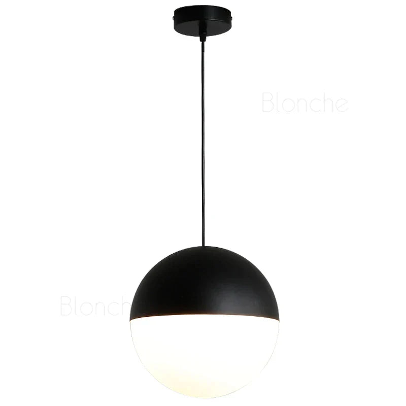 Decorbites™ Glas-Kugelleuchten: Schwarz 15/20 cm LED Hängelampen für Küche und Wohnzimmer