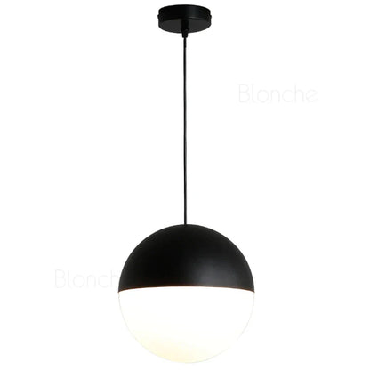 Decorbites™ Glas-Kugelleuchten: Schwarz 15/20 cm LED Hängelampen für Küche und Wohnzimmer