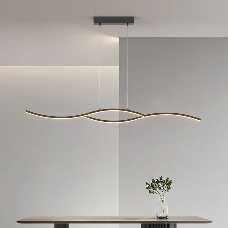 Decorbites™ LED-Pendantleuchter: Modernes nordisches Streifenlicht für Esszimmer, Küche, Büro, Aufenthaltsraum