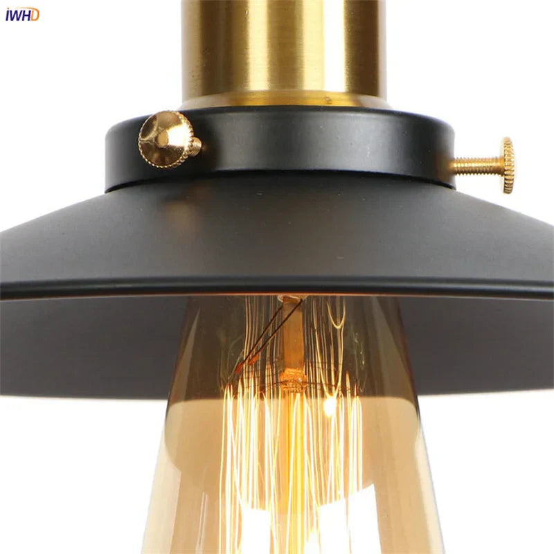 Gold LED Wall Lamp For Coffee Bars And Bedrooms