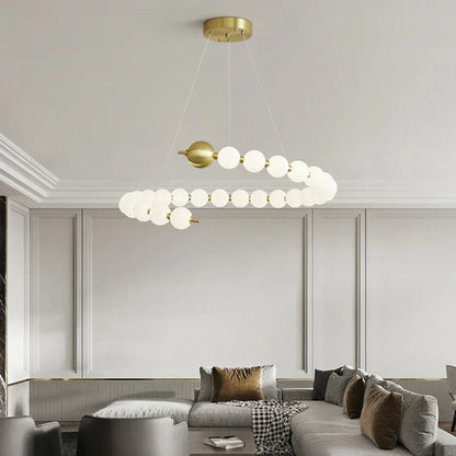 Decorbites™ Acryl-LED-Kronleuchter: Moderne Pendelleuchte für das Wohnzimmer