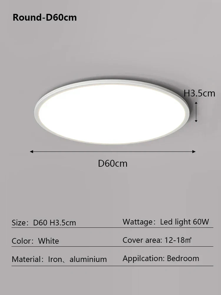 Decorbites™ LED-Deckenleuchte: Modernes minimalistisches rechteckiges Design für Wohnzimmer, Schlafzimmer, Innenbeleuchtung