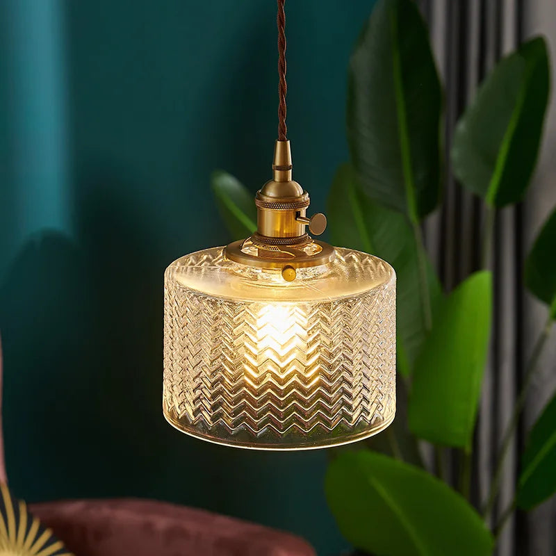 Decorbites™ Grüne Glas-LED-Hängeleuchten für Innenbeleuchtung im Zuhause, Wohnzimmer, Bar & Café