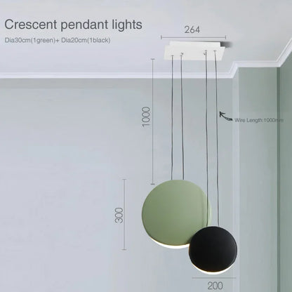 Decorbites™ Halbmond-Leuchter für Esszimmer, Café, Kücheninsel und Bar