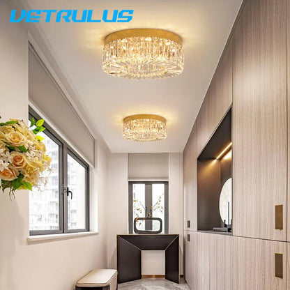 Decorbites™ Kristall-Deckenleuchter: Moderne LED-Runde Pendelleuchte für luxuriöse Wohnraumausstattung