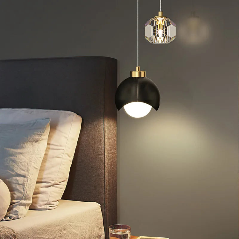 Decorbites™ Glas-Kugelleuchter-Hängeleuchte für luxuriöses Wohnzimmer, Schlafzimmer, Hotelvilla
