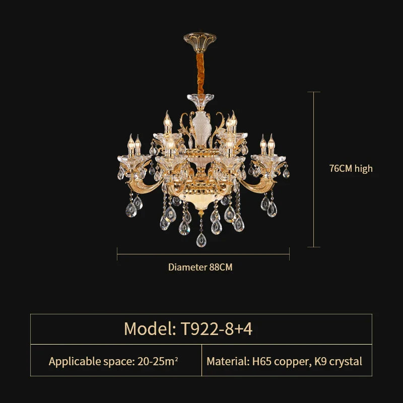 Decorbites™ Elegante Kristall-Leuchter für Wohnzimmer, Esszimmer und Schlafzimmer