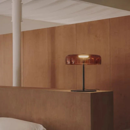 Decorbites™ Glas-Tischleuchte – Nordischer Stil Nachttischleuchte, einstellbare Helligkeit, minimalistisches Design