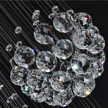 DecorBites™ Crystal Ball Chandelier: Modern Design, Large Size, High Quality, Room Decor Lighting