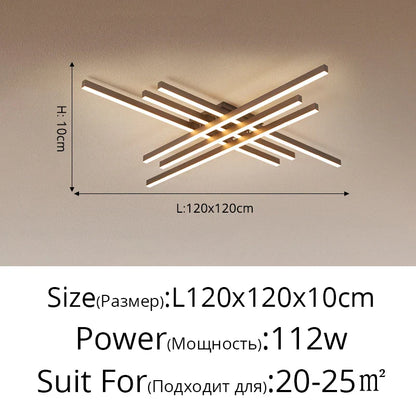 Decorbites™ Gold Schwarz Acryl LED Kronleuchter: Elegante Innenbeleuchtung für Schlafzimmer, Esszimmer, Wohnzimmer