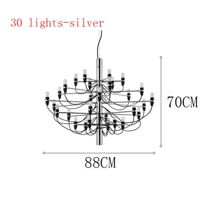 Decorbites™ LED-Kerzen-Lüster: Elegantes italienisches Design-Pendant-Licht für die Heimdekoration