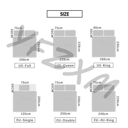Decorbites™ Fellknäuel King Size Bettbezug-Set – Hochwertiges Queen 200x200 Doppelbettwäsche