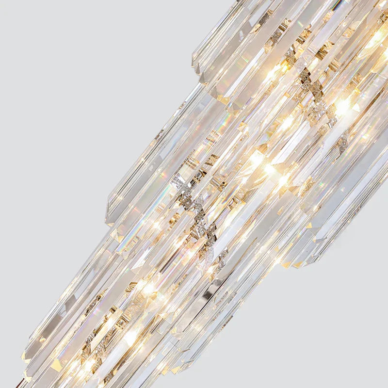 Gold Duplex LED Chandelier