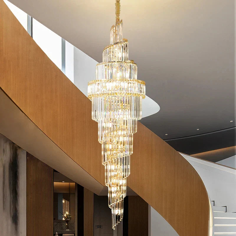 Deluxe Crystal Pendant Chandelier