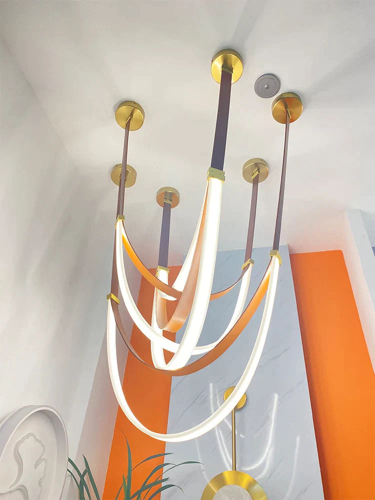 Decorbites™ Designer-Gürtel Leuchte Esszimmer Villa Wohnzimmer Kronleuchter