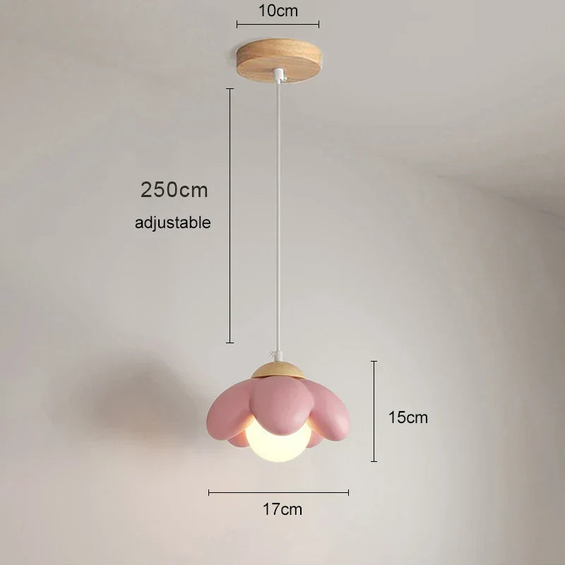 Decorbites™ Sahneblumenanhängerleuchte: Moderner nordischer Stil-Lüster für Schlafzimmer & Wohnzimmer