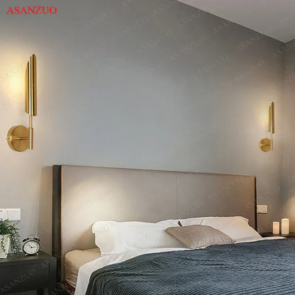 DecorBites™ LED Wall Lamps Lights Mirror Light for Living Room Stairs Loft Night Table