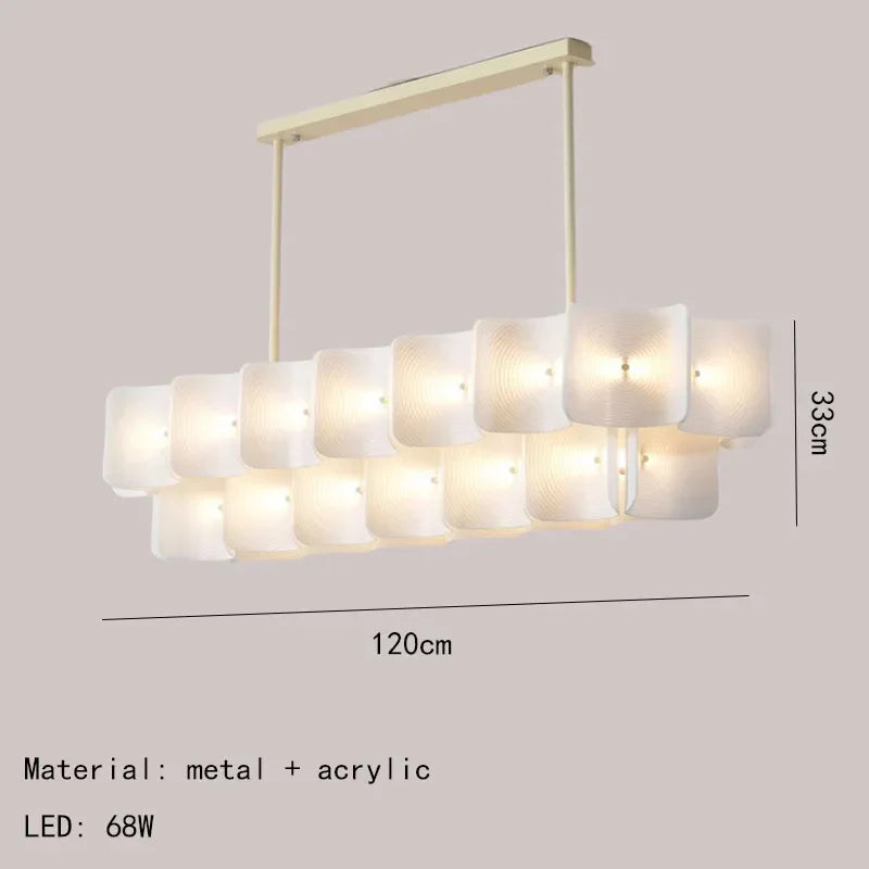 Decorbites™ LED-Kronleuchter: Moderne Acryl-Küchenbeleuchtung mit verstellbarer Dimmung