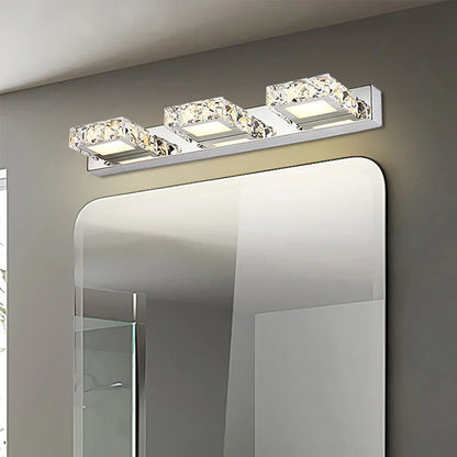 Decorbites™ Crystal-LED-Spiegelscheinwerfer: Moderne Badezimmer-Wandleuchte aus Edelstahl-Beleuchtungseinrichtungen