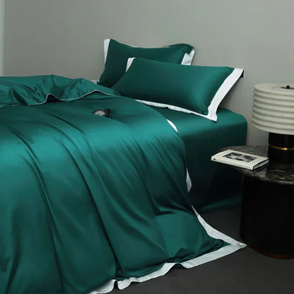 Decorbites™-Ägyptische Baumwolle Hotel-Stil Bettwäsche-Set 1000TC Queen King Daunenbettdecke Bezug Laken Kissenbezüge