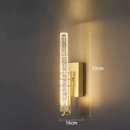 Decorbites™ Kristall-Wandleuchte: Moderne LED-Langlampen für Schlafzimmer, Wohnzimmer und Treppen