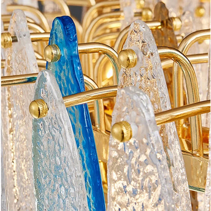 Decorbites™ Gold LED Glas-Lüster für Esszimmer Wohnzimmer Schlafzimmer_Hauptschlüsselwort: Pendelleuchten