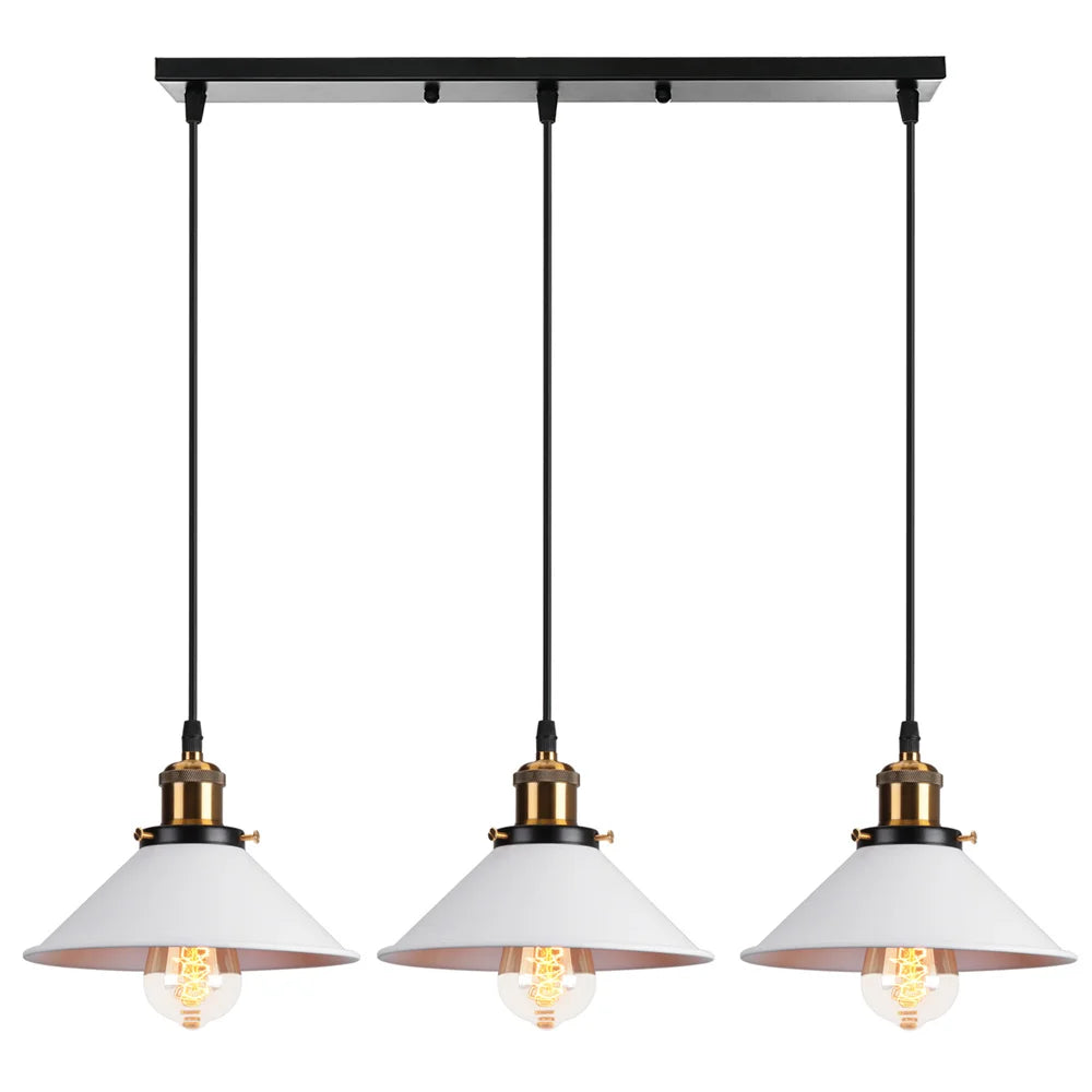 Decorbites™ Industrielle Nordische Pendelleuchten mit Mehrfarbiger Lampenschirm für Küche und Esszimmer
