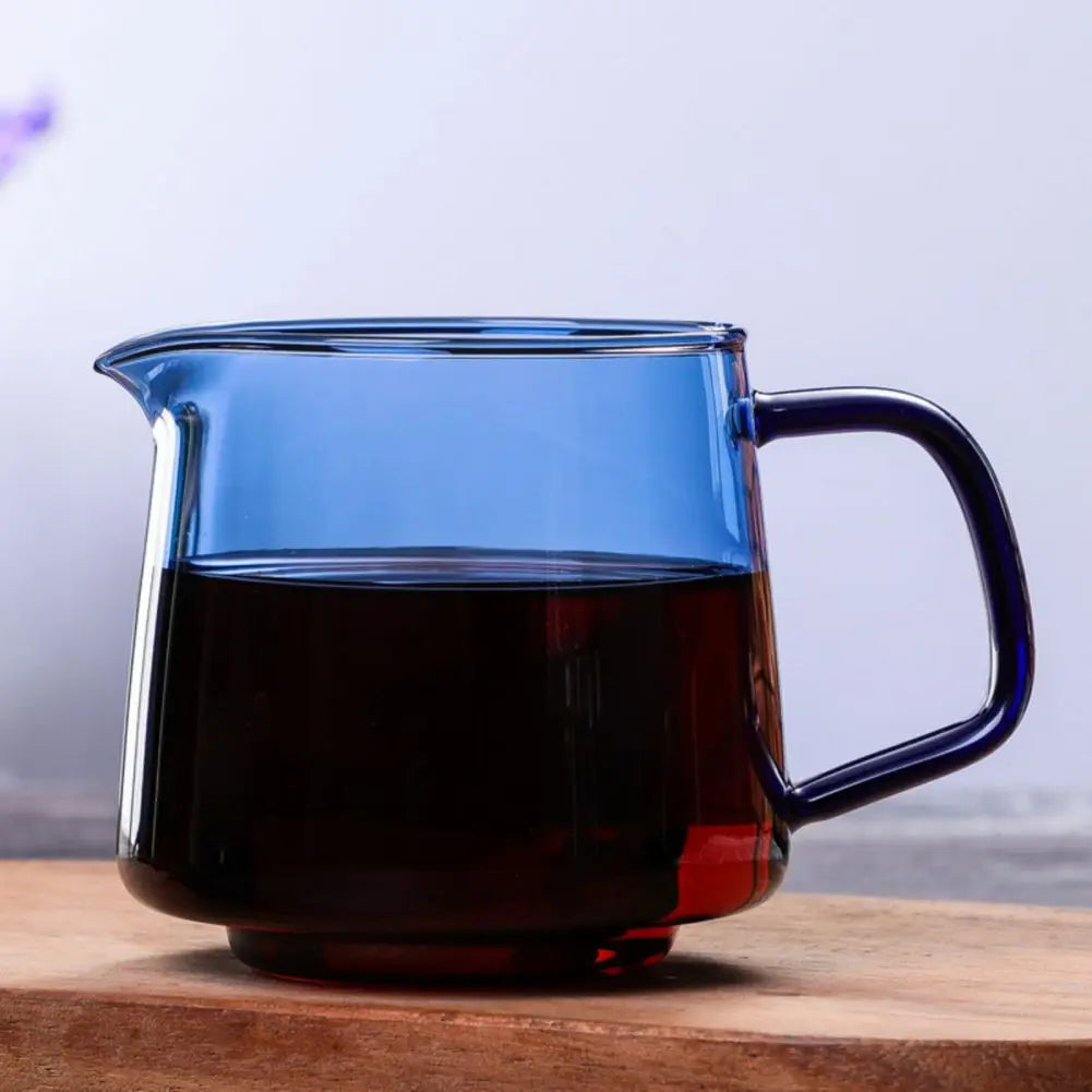 DecorBites™ Glass Coffee Sharing Pot Hand Made Coffee Maker Home Brewing Server