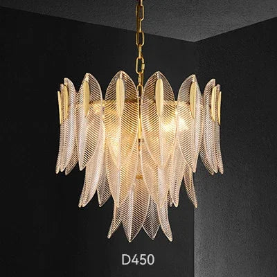 Decorbites™ Glasblatt-Luxus-Lüster LED-Hängeleuchten für modernes Wohnzimmer