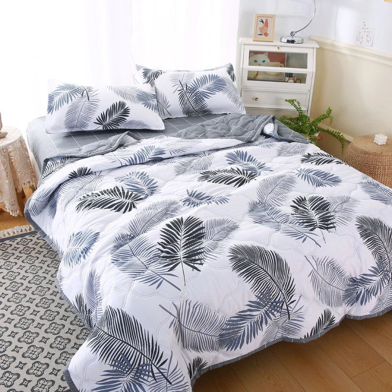 Decorbites™ Daunensteppdecke mit Gänseblümchenmuster für den Sommer in weichem, atmungsaktivem Stoff