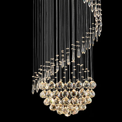 Decorbites™ Kristall-Treppenhaus-Leuchter: Moderne LED-Innenbeleuchtung für Wohnzimmer, Lobby und Zuhause