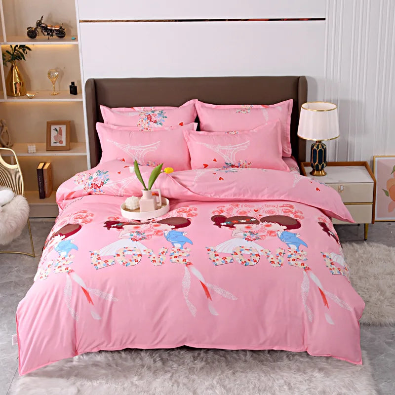Decorbites™ Leopard-Print-Weichbettwäsche-Set Bettbezug-Kit - Hohe Qualität, hautfreundlich, bequem