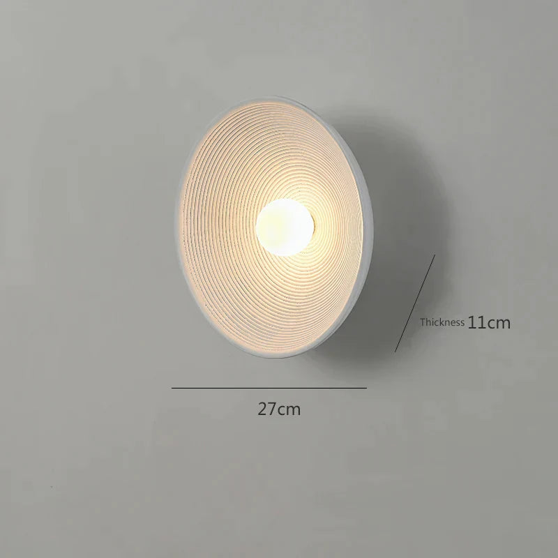 Decorbites™ Japanische Wandlampe Retro Schlafzimmer Nachttischlampe Wabi Sabi Kunstdekoration