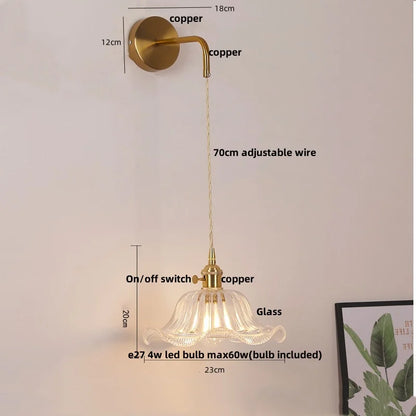 Decorbites™ LED-Wandleuchte Leiste Schlafzimmer Arbeitszimmer Klarer Glas Nachttischlampe Moderne Treppenbeleuchtung