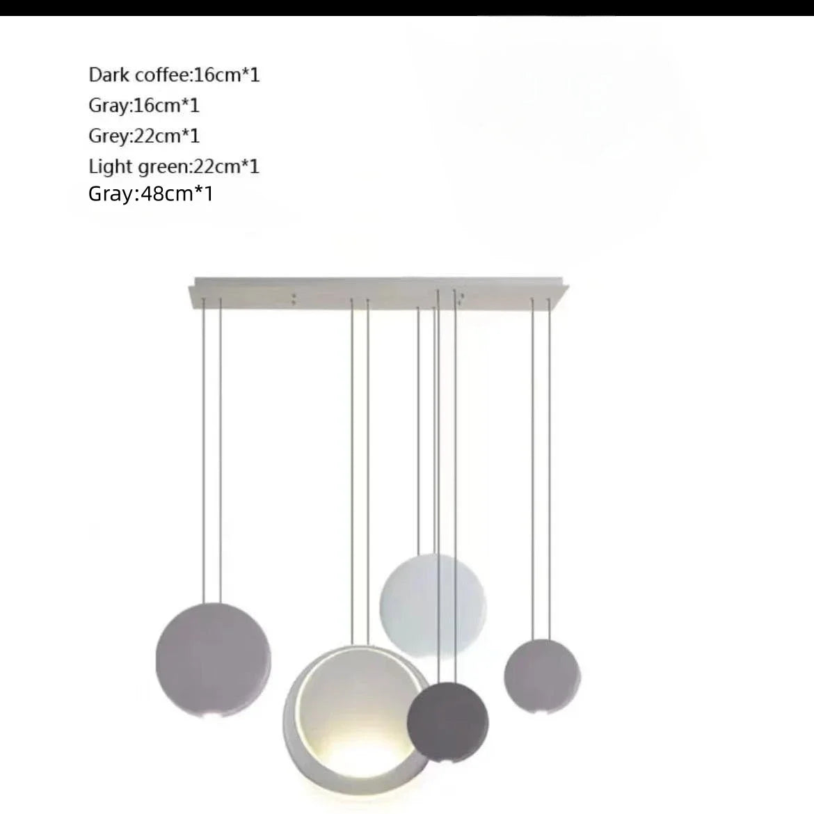 Decorbites™ Halbmond-Leuchter für Esszimmer, Café, Kücheninsel und Bar