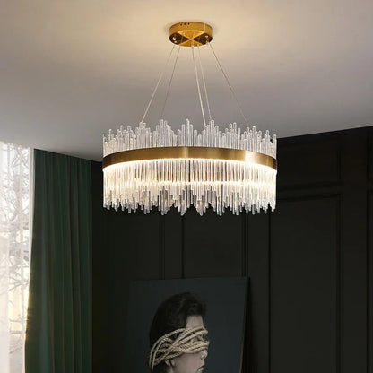 Decorbites™ Glasstab-LED-Hängeleuchter: Elegante Leuchte für die Einrichtung im Wohn-, Ess- und Schlafzimmer