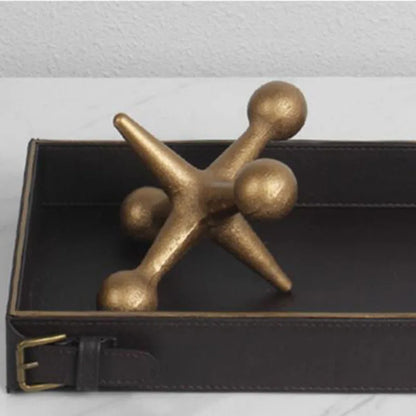 Decorbites™ Goldene Geometrische Harz-Handwerksprodukte Molekulares Modell Abstrakte Heimdekoration