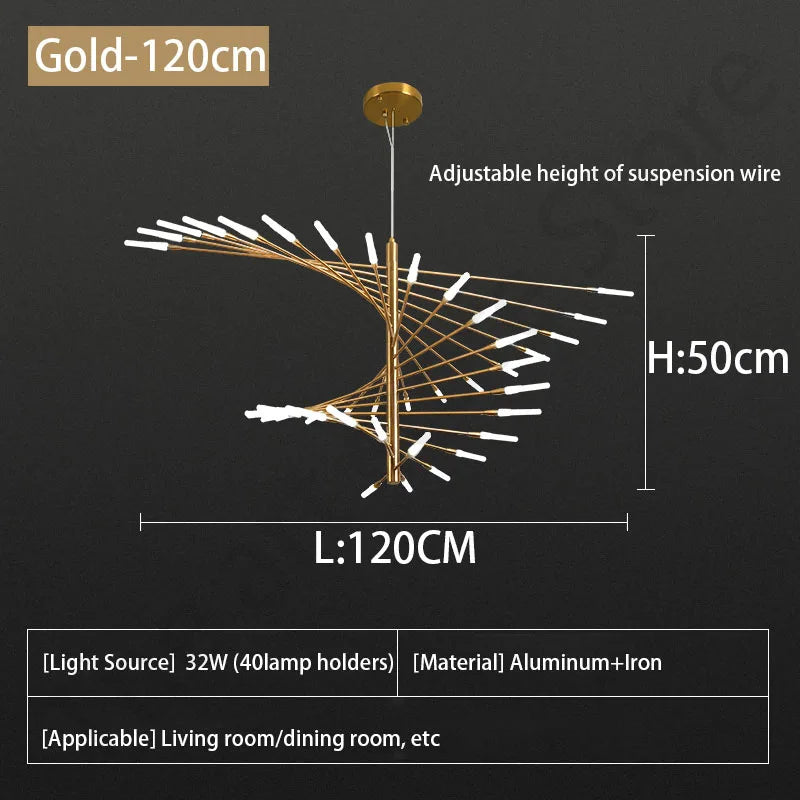 Luxury Firework Pendant Light