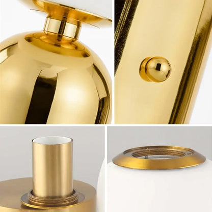 Decorbites™ Glas-Schreibtischlampe: Schlankes nordisches Design, ideal für Schlafzimmer, Wohnzimmer, E27