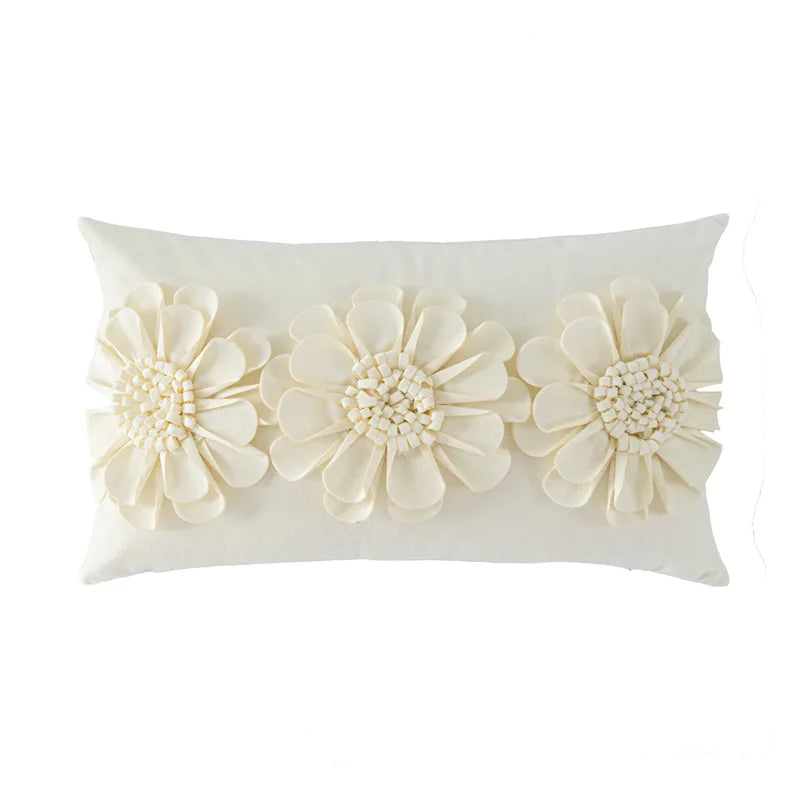 Decorbites™ Handgefertigtes Blumen-Kissenbezug - Elegante Heimdekoration Kissen