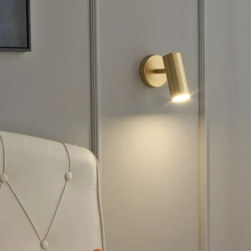 Gold Iron LED Wall Lamp
