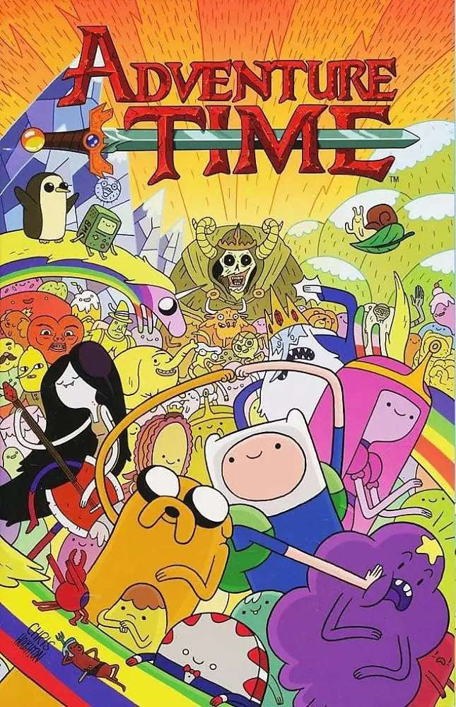 Cartoon Adventure Time Classic Movie Posters Print Canvas Painting Fancy Wall Art Picture for Living Room Bar Home Decor Mural