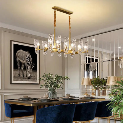 Decorbites™ Glas-LED-Deckenleuchter für Wohnzimmer, Schlafzimmer, Restaurant, Hotel, Küche – Luxusbeleuchtung