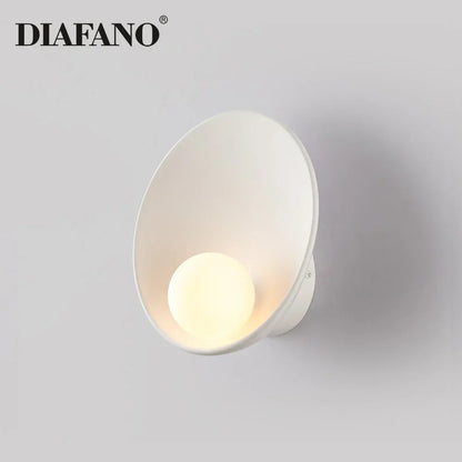 Decorbites™ Gipskarton-Glas-LED-Wandleuchte Minimalistische Beleuchtung für Schlafzimmer Gang Oberflächenmontiert