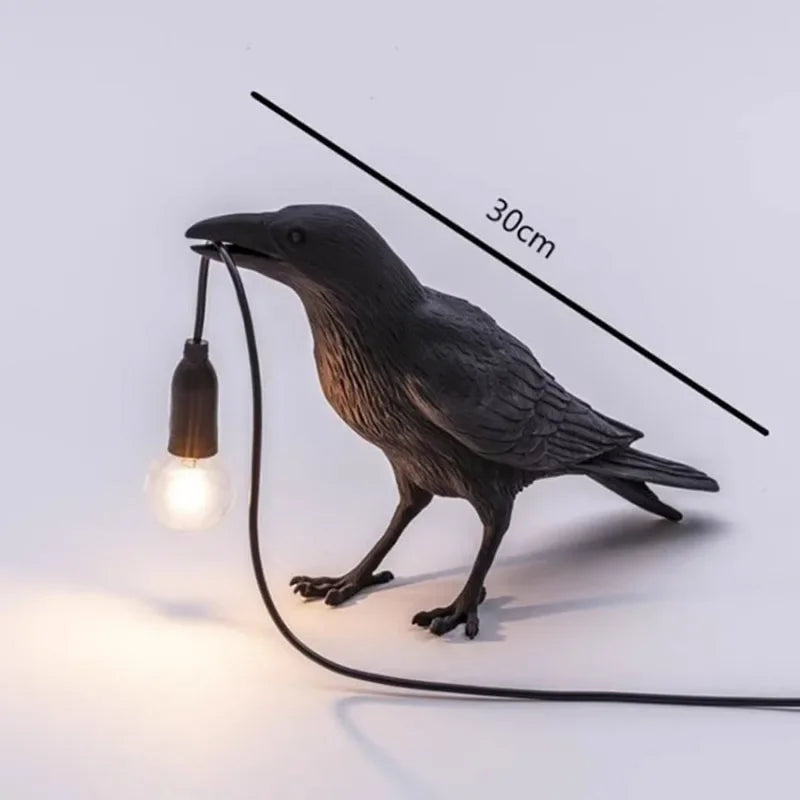 Decorbites™ Lebendige Vogel Harz-Tischlampe - Heimdekoration-Beleuchtung für Schlafzimmer, Wohnzimmer
