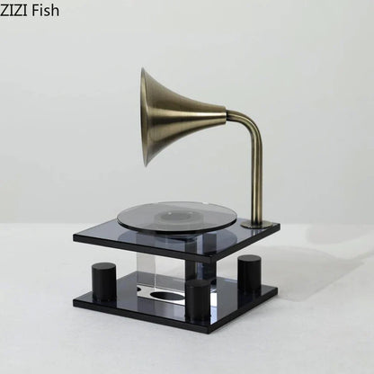 Decorbites™ Kristall-Musikinstrument-Modell-Ornament-Dekoration – Modernes Schreibtisch-Kunstwerk